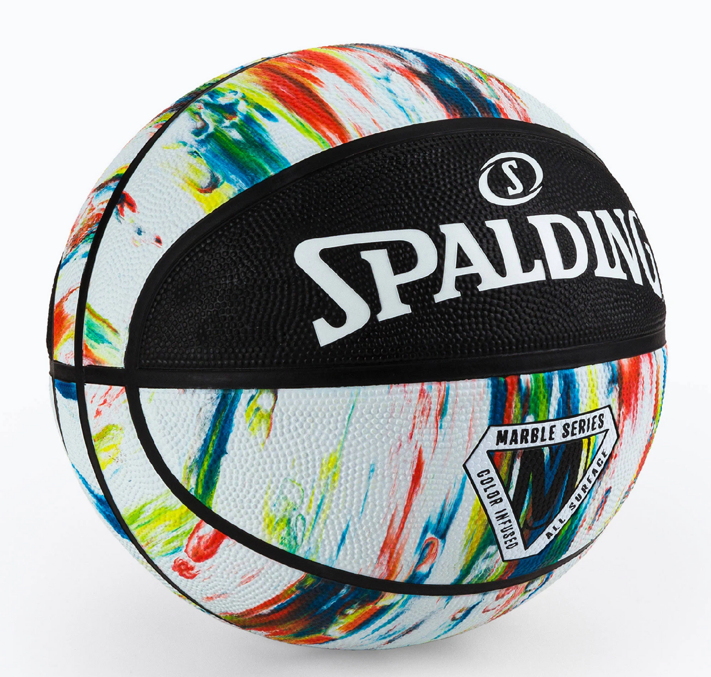 Balón Baloncesto Spalding Marble Series #7 Blanco negro