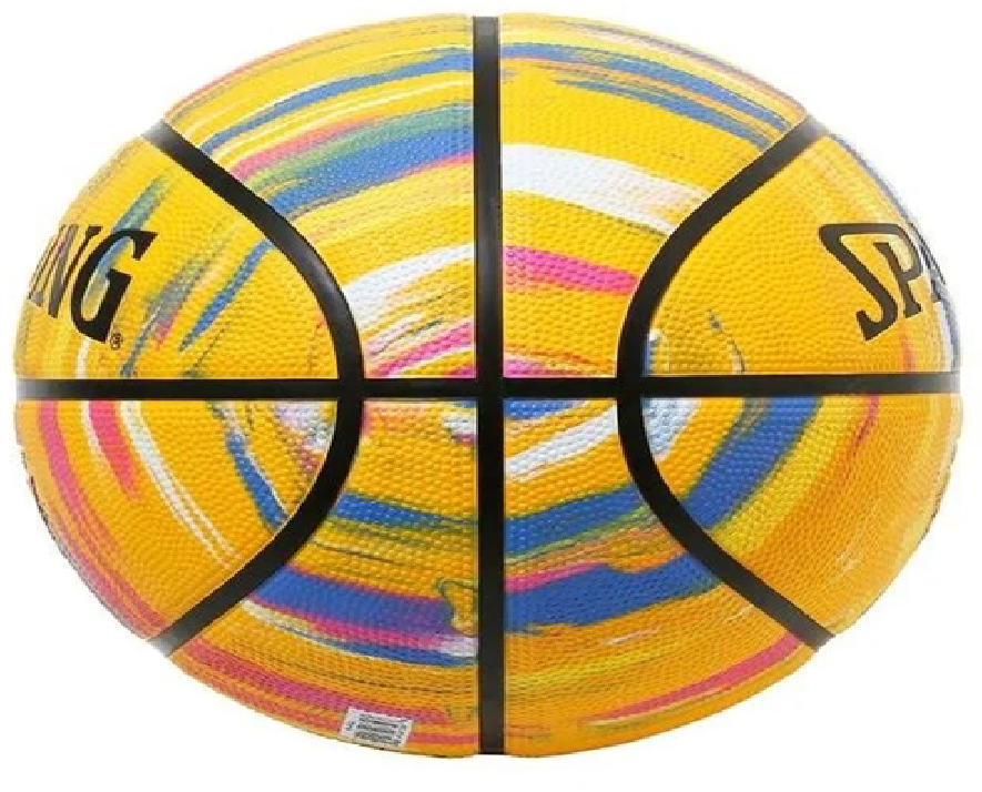 Balón Baloncesto Spalding Marble Series #7 Amarillo