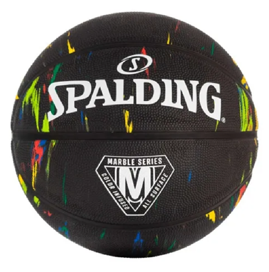 Balón Baloncesto Spalding Marble Series #7 Negro