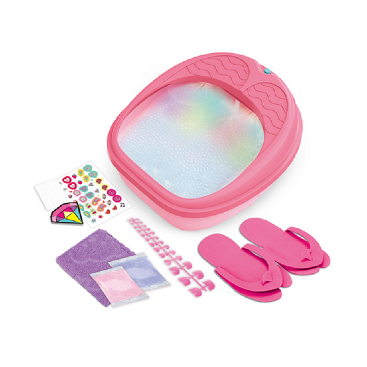 Set Spa Pedicure Burbujas Set De Belleza De Pies Infantil