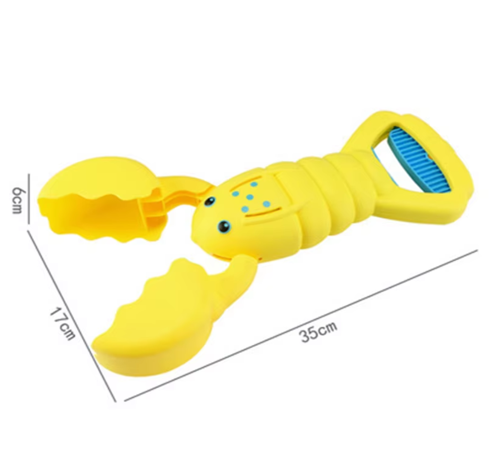 Pinza Infantil Para Agarrar Arena Con Forma De Langosta