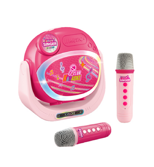 Karaoke Infantil Recargable Bluetooth Inalámbrico 2 Micros
