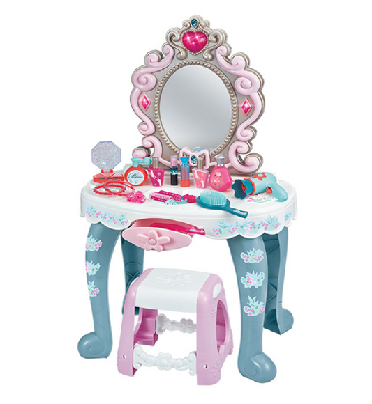 Tocador Infantil Luces Y Sonidos + Accesorios 30 Pcs