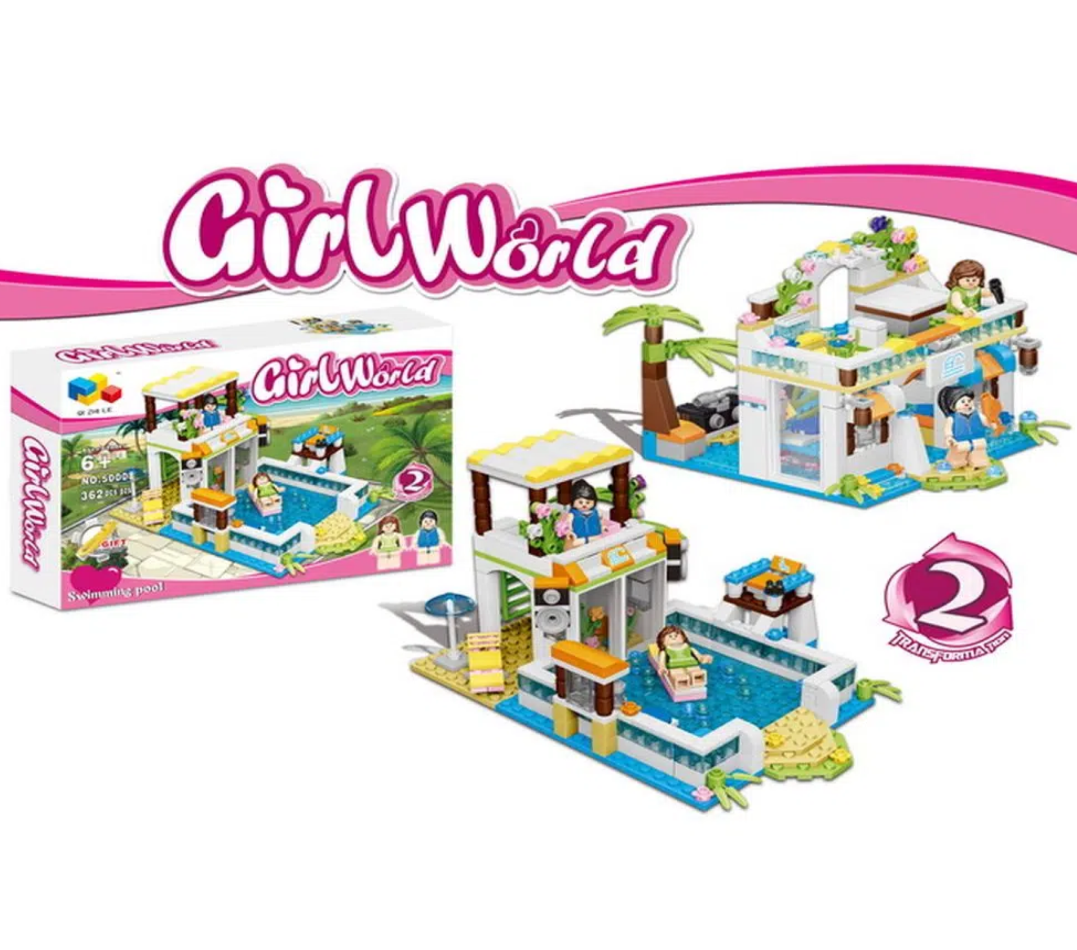 Arma Todo Infantil Casa De Vacaciones 362 Pcs 2 Diseños
