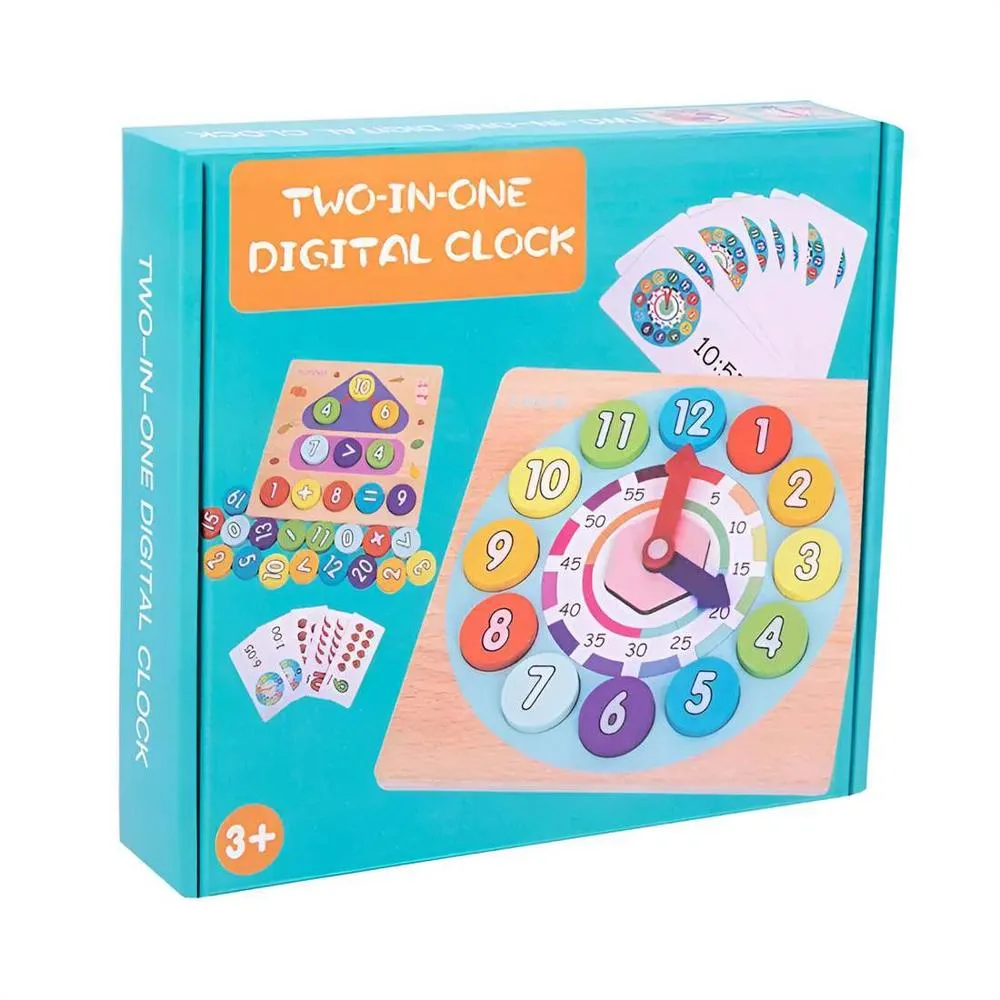 Juego De Mesa Aprende Matemáticas Y Las Horas Del Reloj