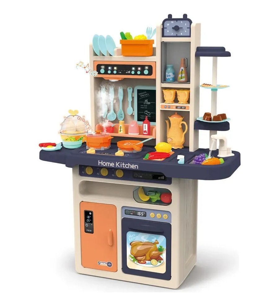 Cocina Infantil Con Función De Agua + Luz + Música + Vapor