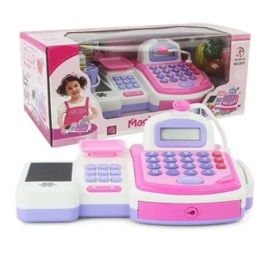 Máquina Registradora Infantil De Supermercado Calculadora
