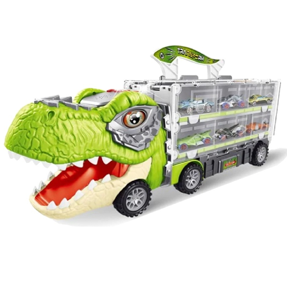 Camión Garaje Con Forma De Dinosaurio
