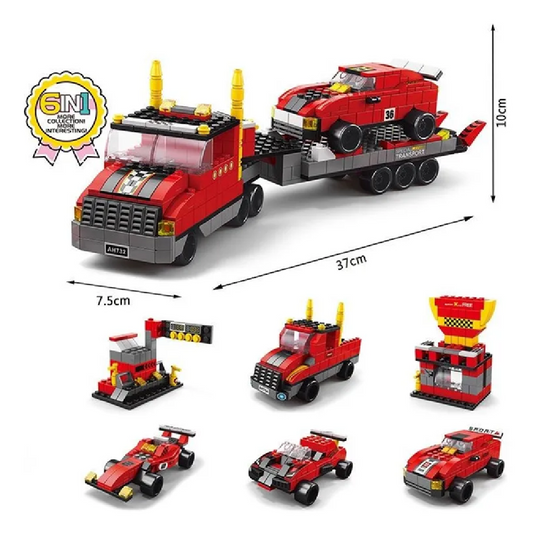 Arma Todo 1000 Pcs Bloques De Armar Bomberos