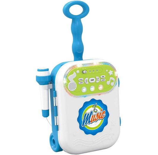 Bafle Maleta Musical Niño Con Luz Y Música