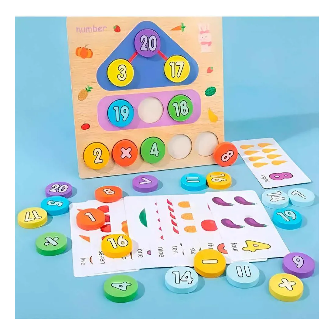 Juego De Mesa Aprende Matemáticas Y Las Horas Del Reloj