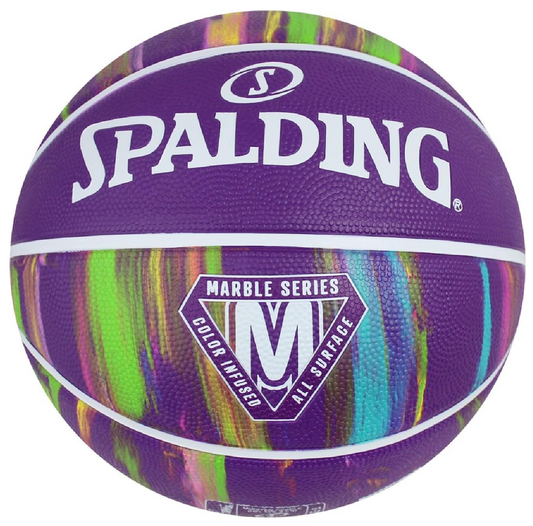 Balón Baloncesto Spalding Marble Series #6 Morado