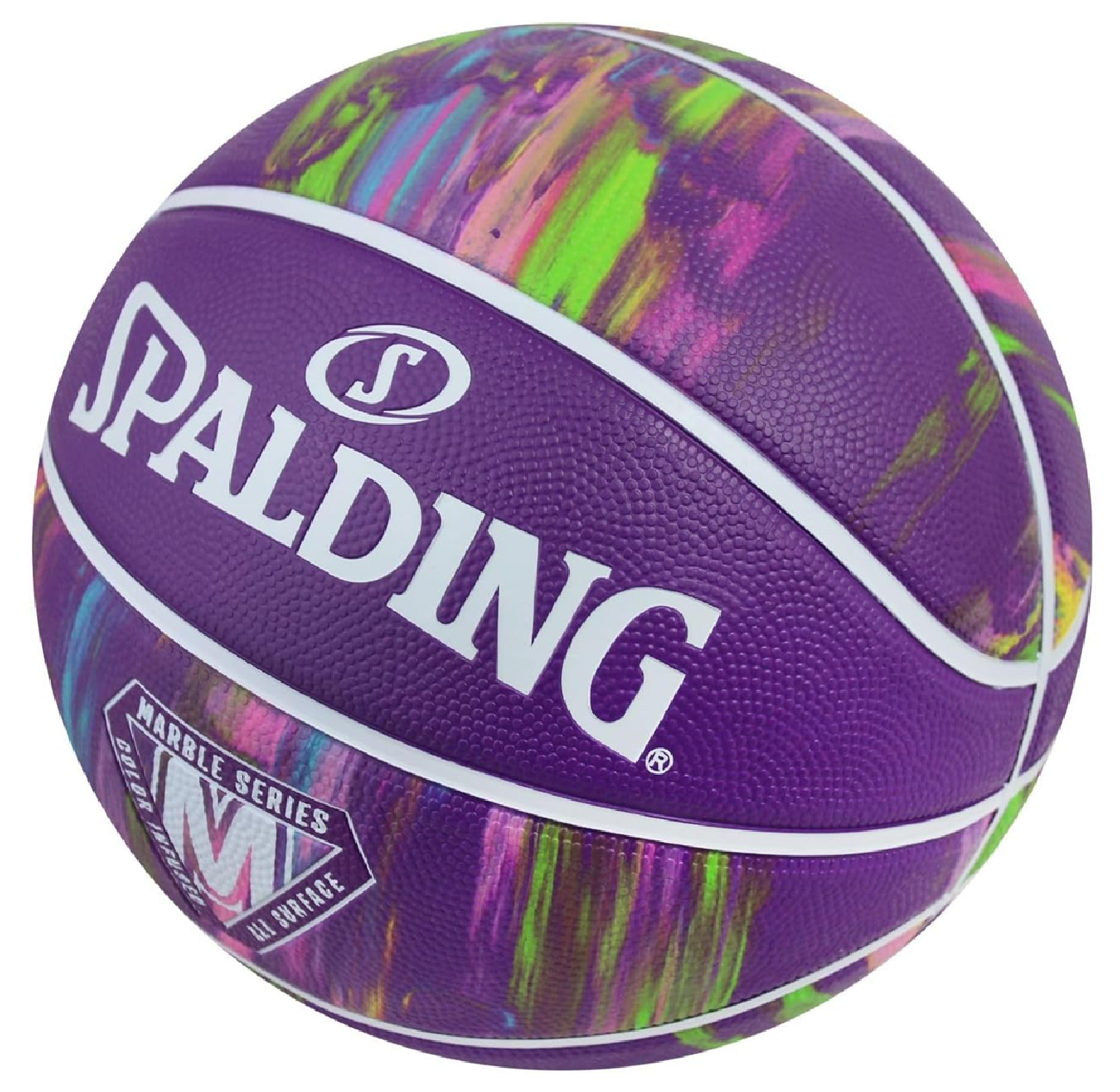 Balón Baloncesto Spalding Marble Series #6 Morado