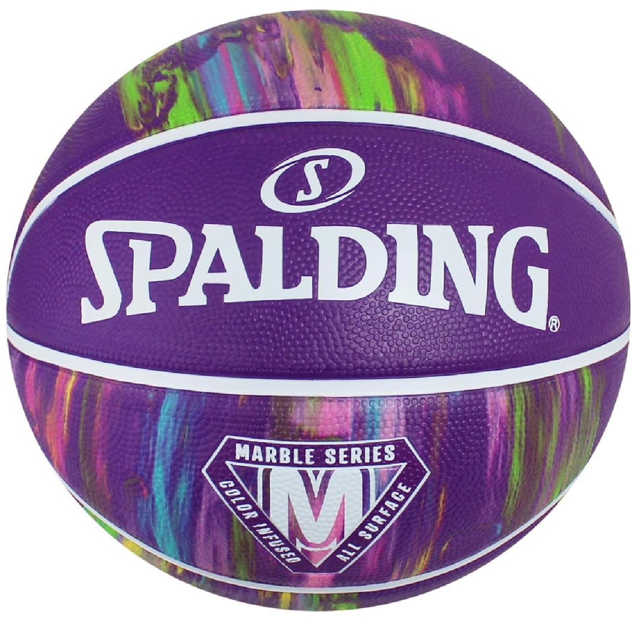 Balón Baloncesto Spalding Marble Series #6 Morado