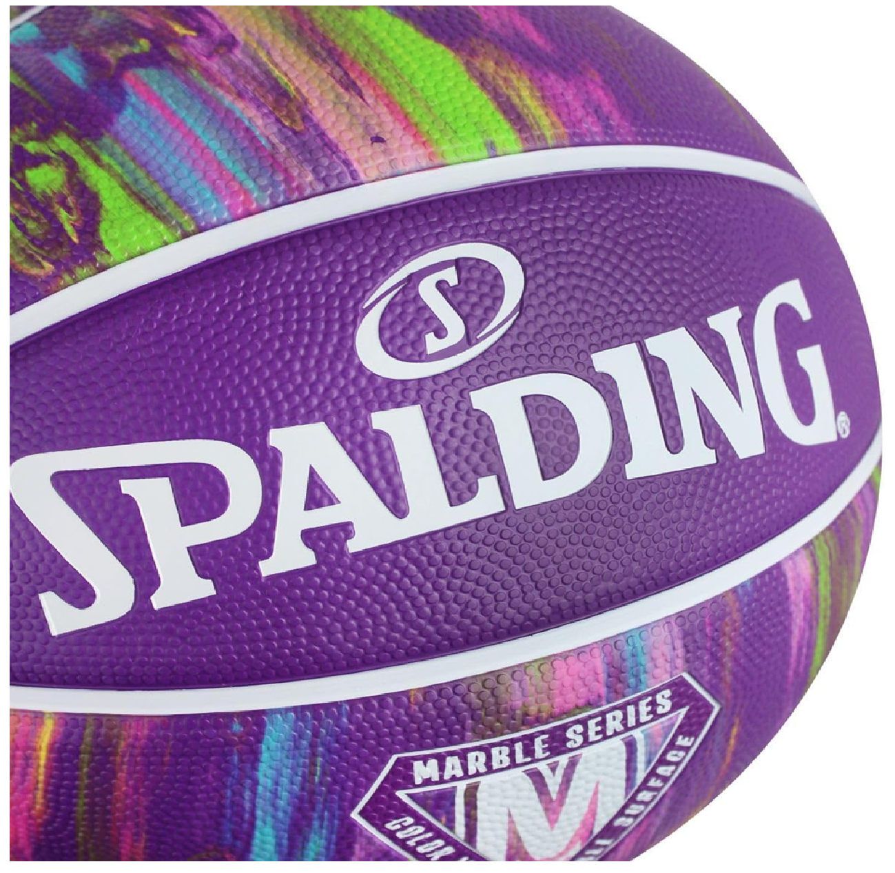 Balón Baloncesto Spalding Marble Series #6 Morado