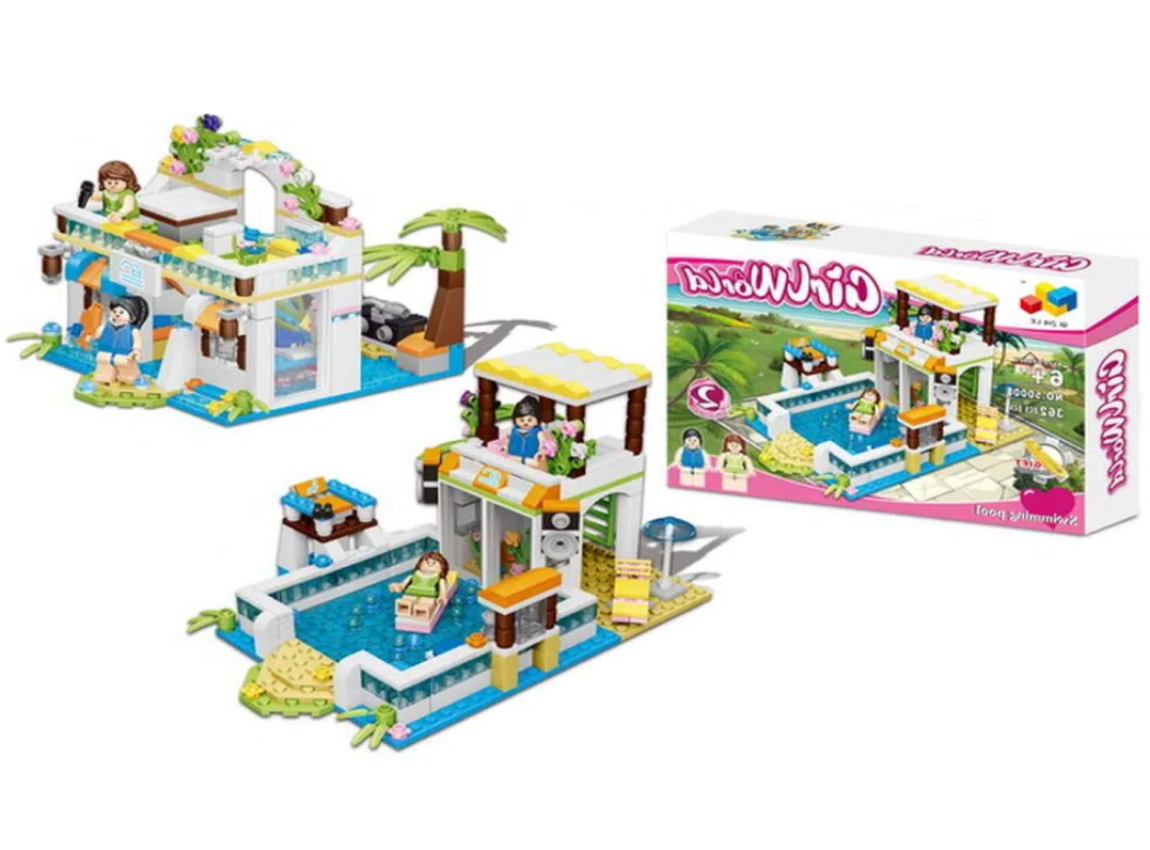 Arma Todo Infantil Casa De Vacaciones 362 Pcs 2 Diseños