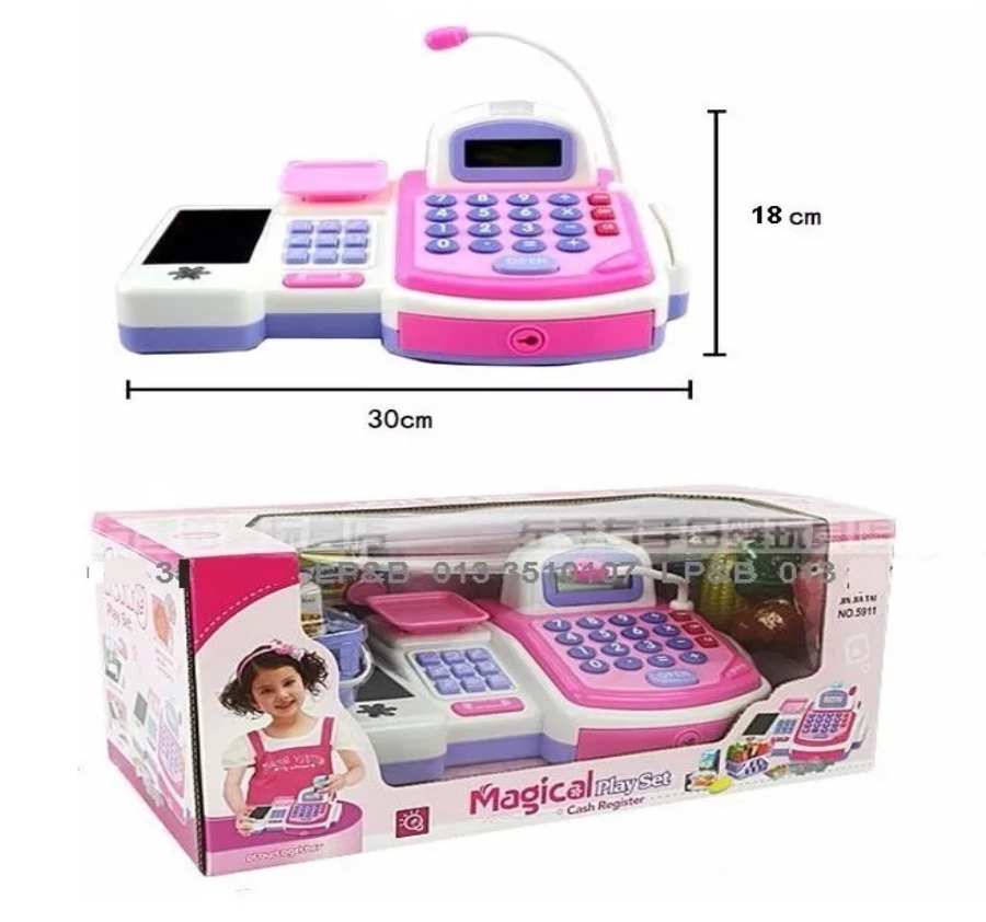 Máquina Registradora Infantil De Supermercado Calculadora