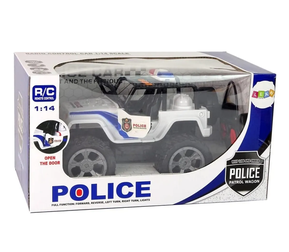 Carro A Control Remoto Tipo Policía 4 Canales