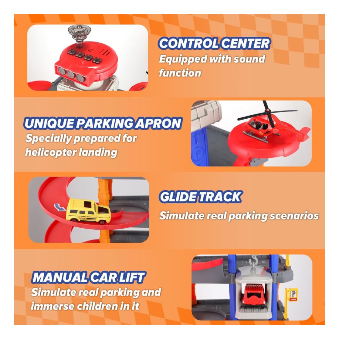 Pista De Carros Garage Parking Lot 6 Niveles