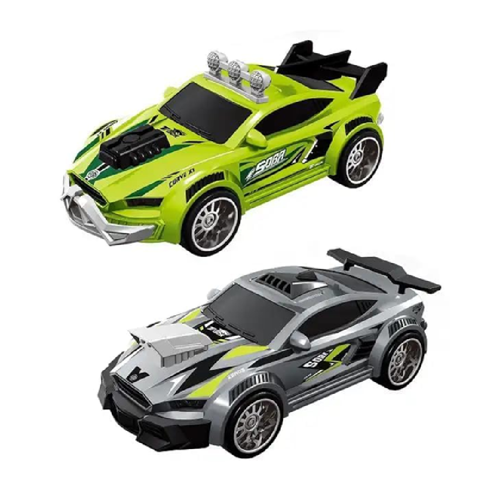 Pista De Carreras Eléctrica Topturbe 2 Carros 180 Cm