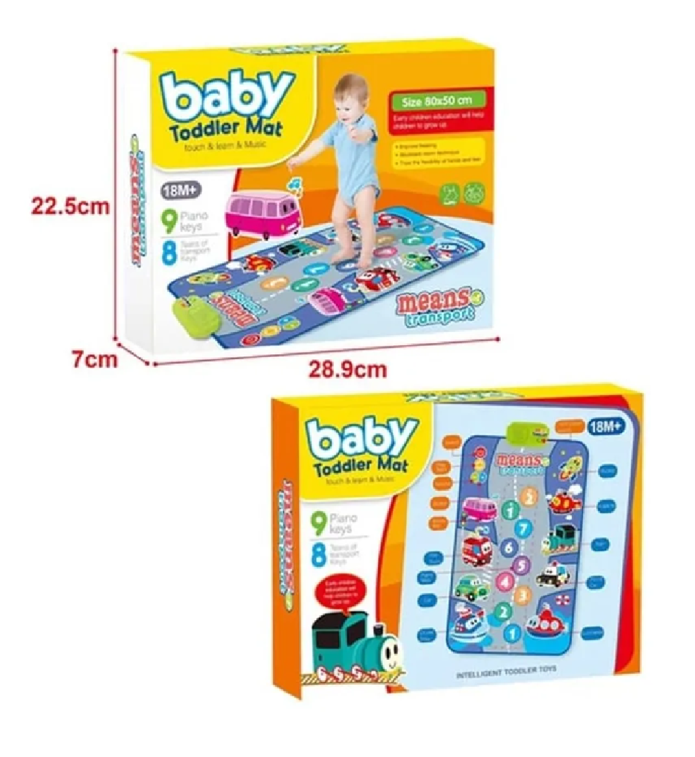 Tapete Interactivo Para Bebé Tipo Piano 17 Sonidos
