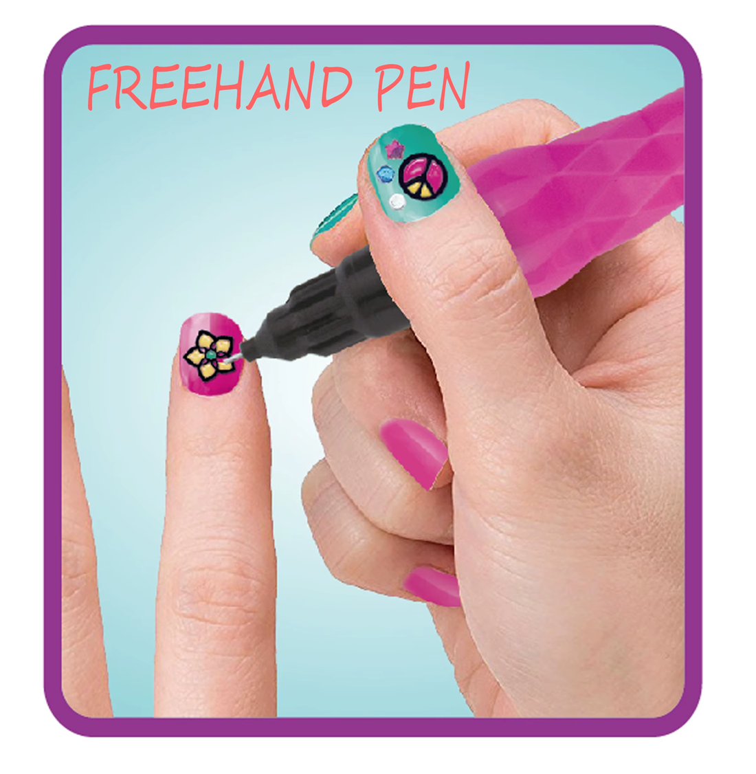 Set Spa De Manos Manicure + Esmaltes + Decoraciones Infantil