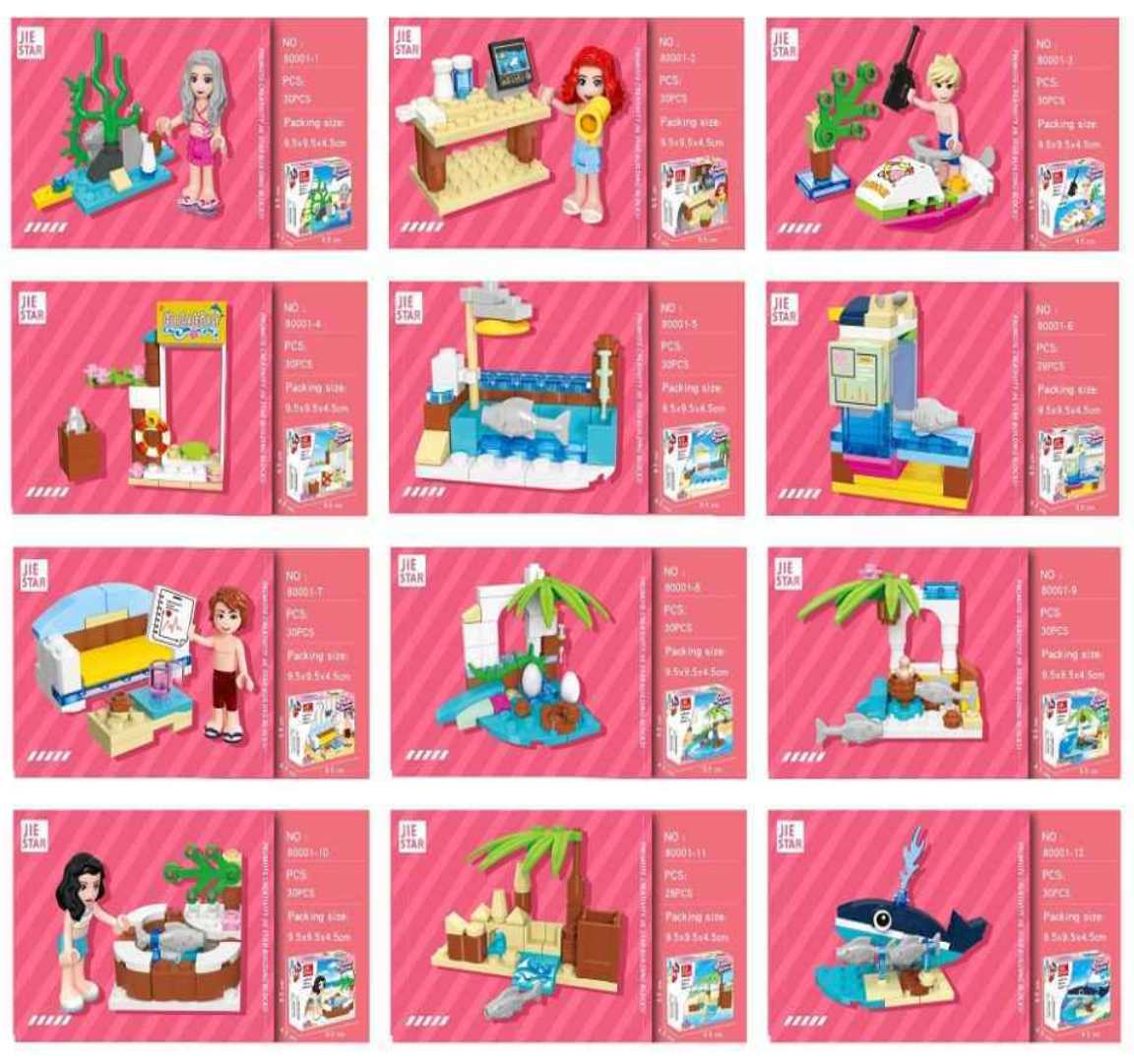 Arma Todo Infantil Fiesta En La Playa 12 En 1 356 Pcs