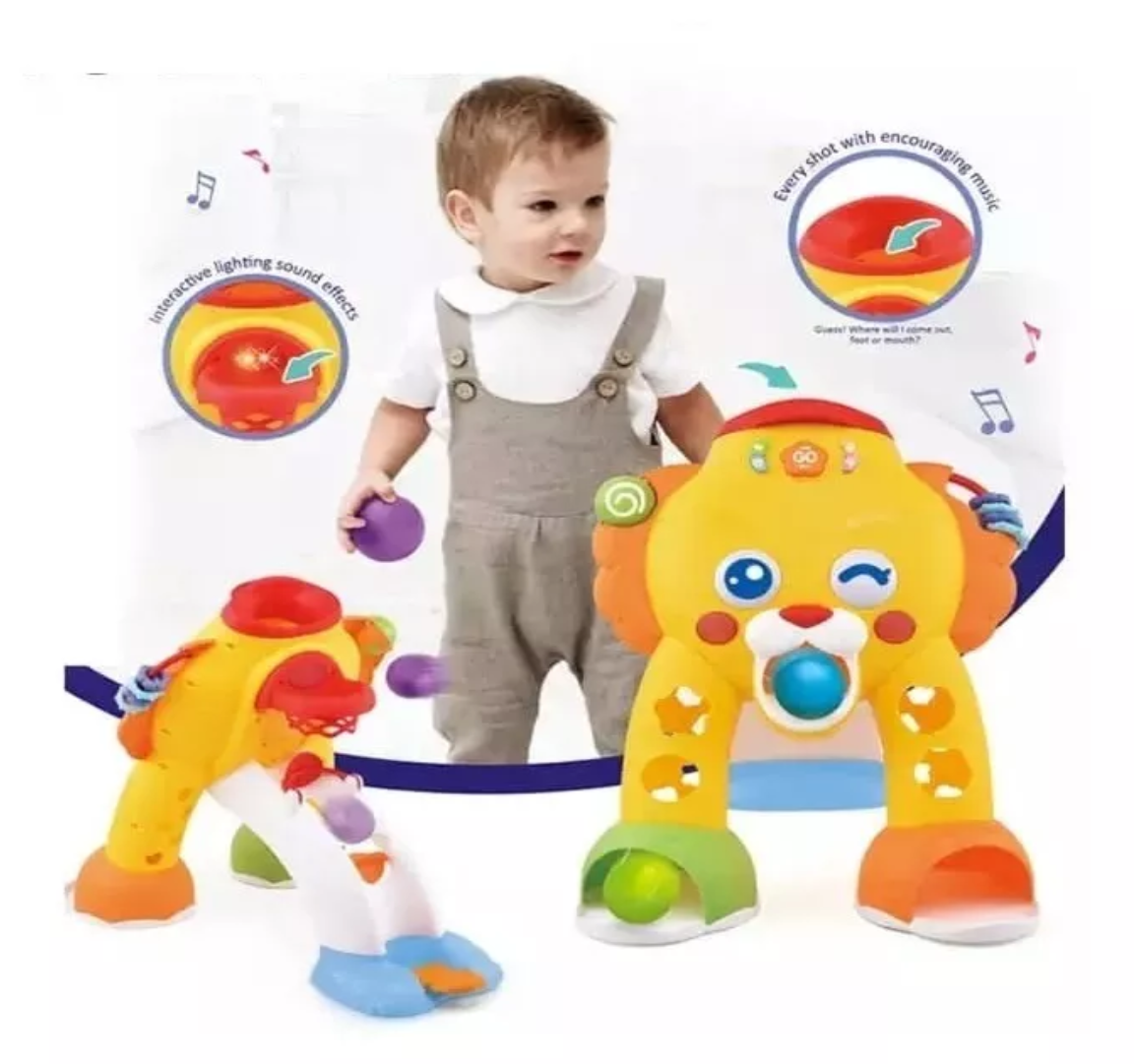 Centro De Actividades Para Bebe Con Forma De León