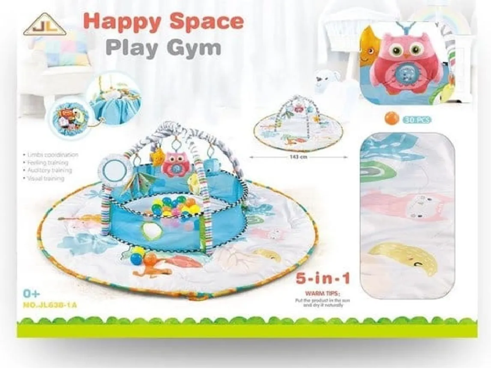 Gimnasio Infantil 5 En 1 Piscina De Pelotas + Corral 143 Cm