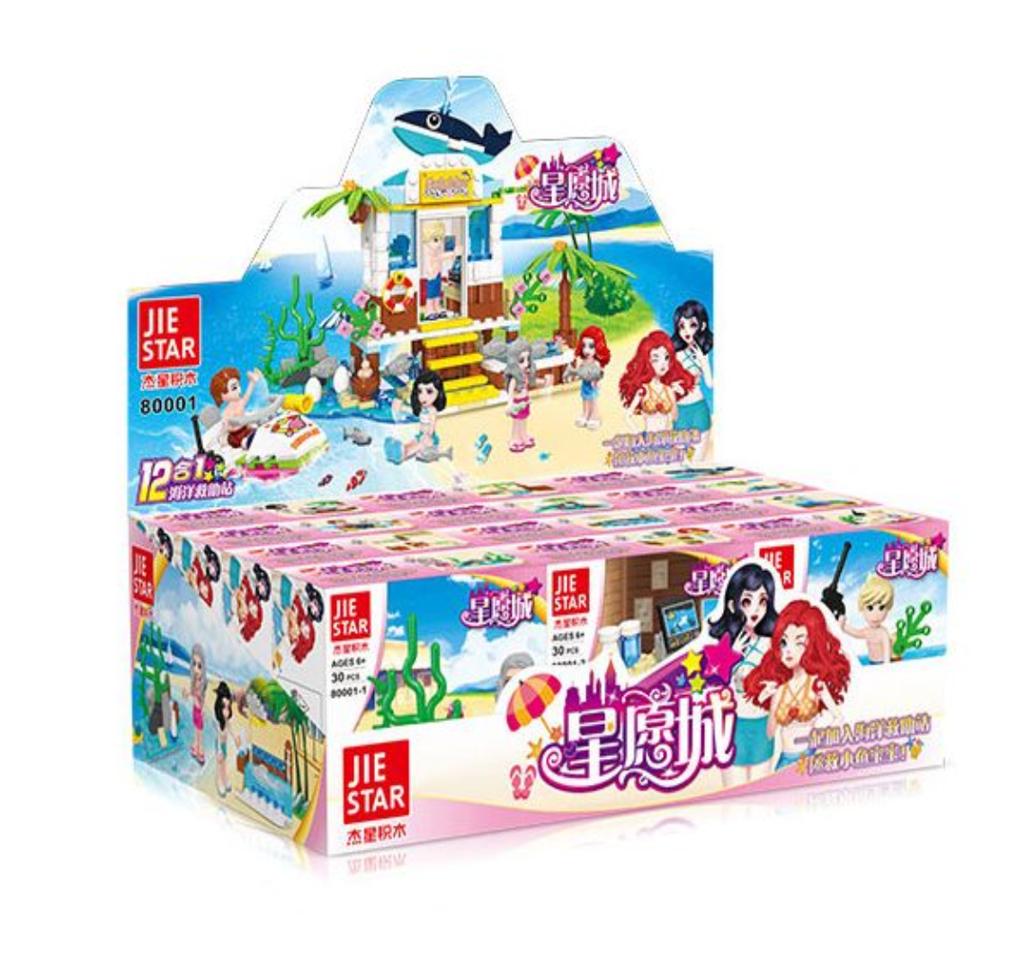 Arma Todo Infantil Fiesta En La Playa 12 En 1 356 Pcs