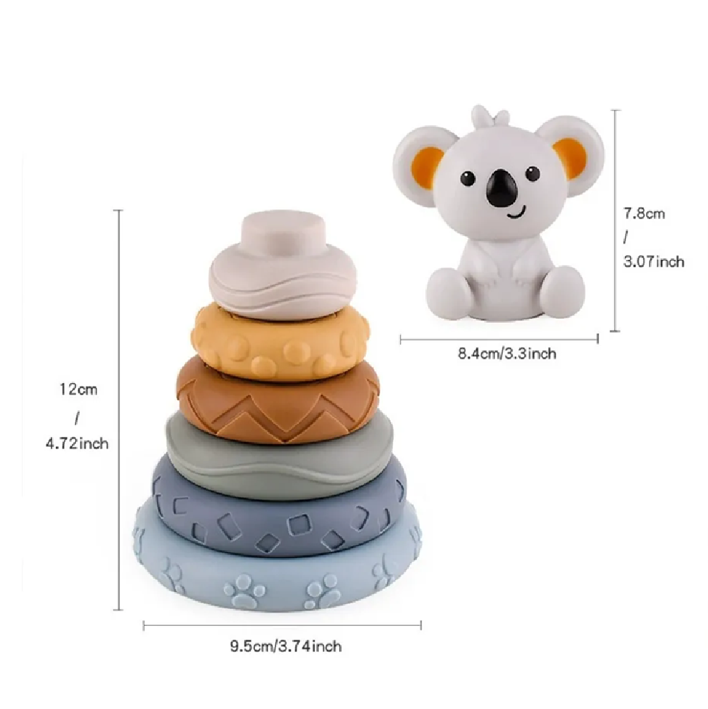 Juguete Infantil Para Bebés Set De Baño En Silicona