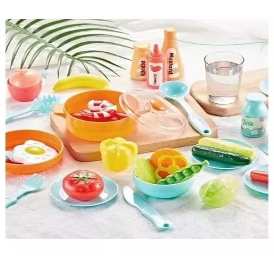 Cocina Infantil Con Función De Agua + Luces + Sonido + Vapor