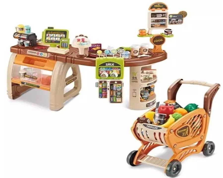 Supermercado Interactivo 65 Pcs Lector De Barras Inteligente
