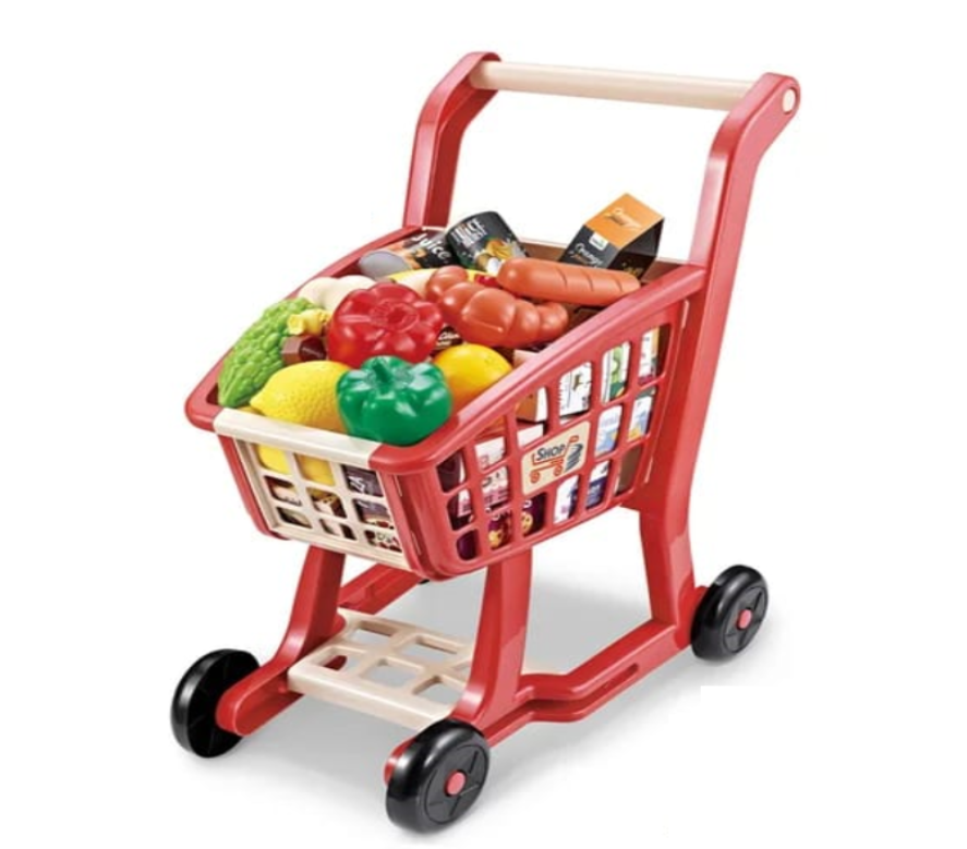 Carrito De Supermercado Infantil 41 Pcs De Mercado