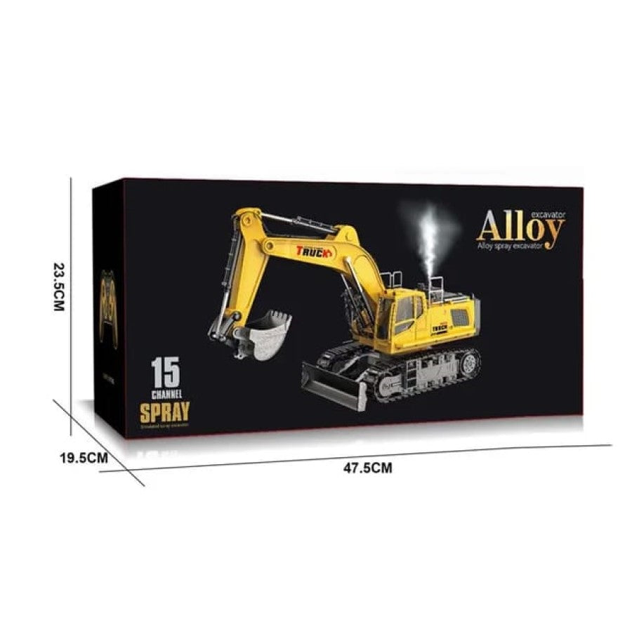 Retroexcavadora A Control Remoto Construcción 15 Canales
