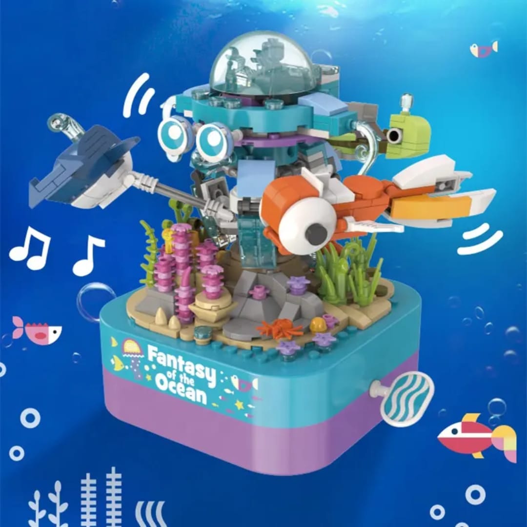 Arma Todo Caja Musical Submarino Marítimo 515 Pcs