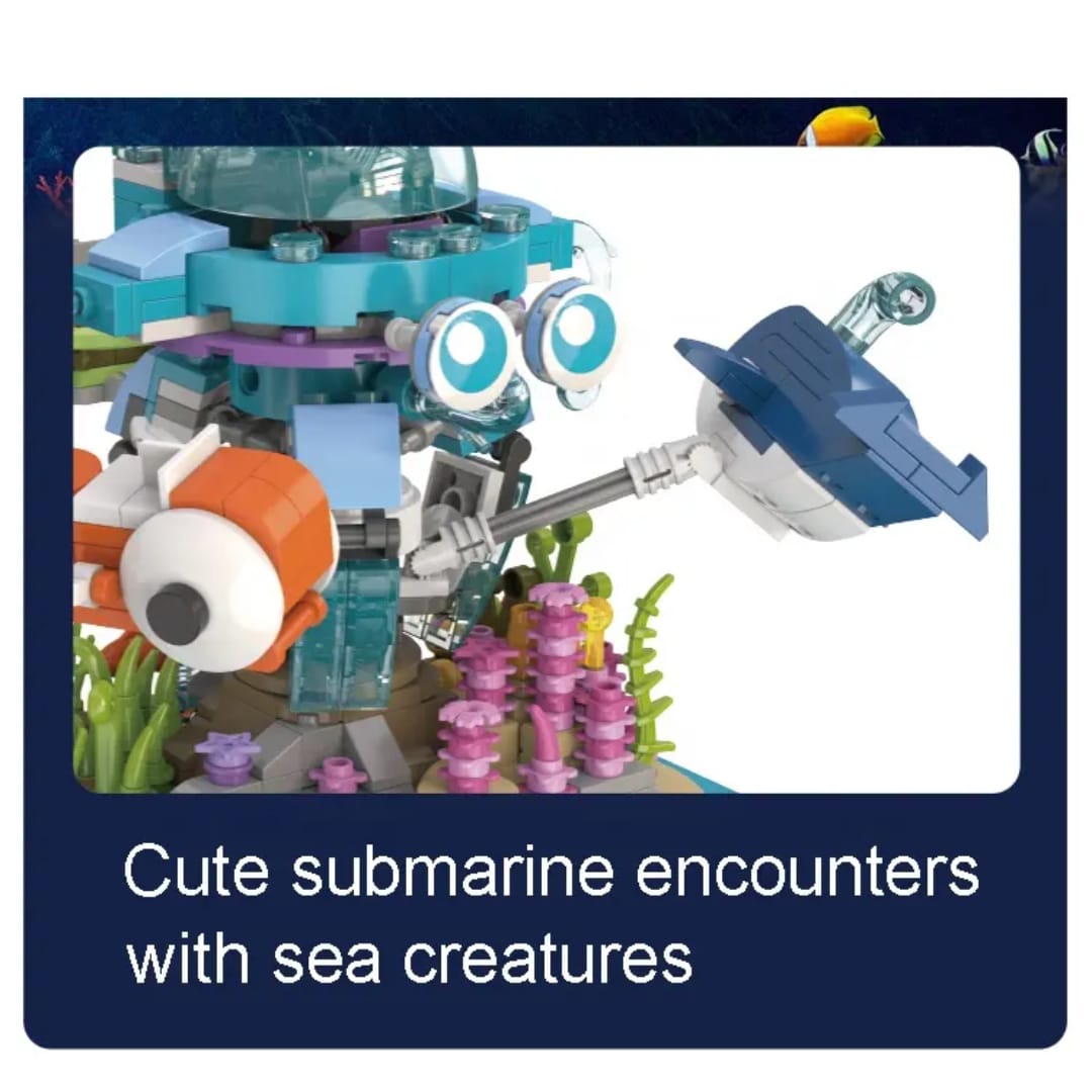 Arma Todo Caja Musical Submarino Marítimo 515 Pcs
