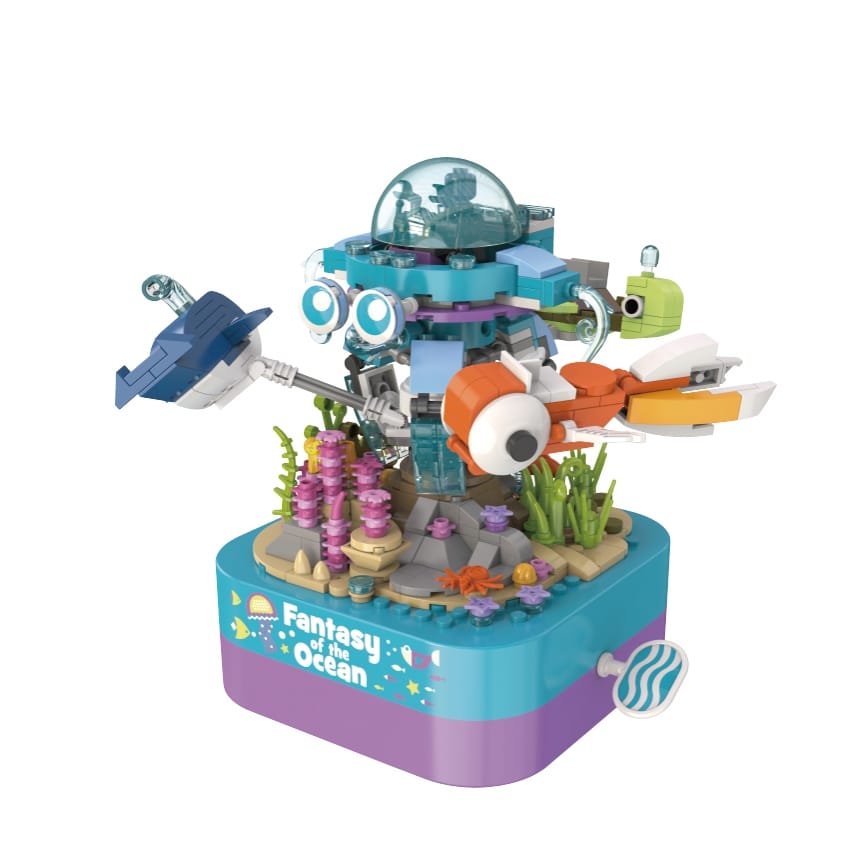 Arma Todo Caja Musical Submarino Marítimo 515 Pcs