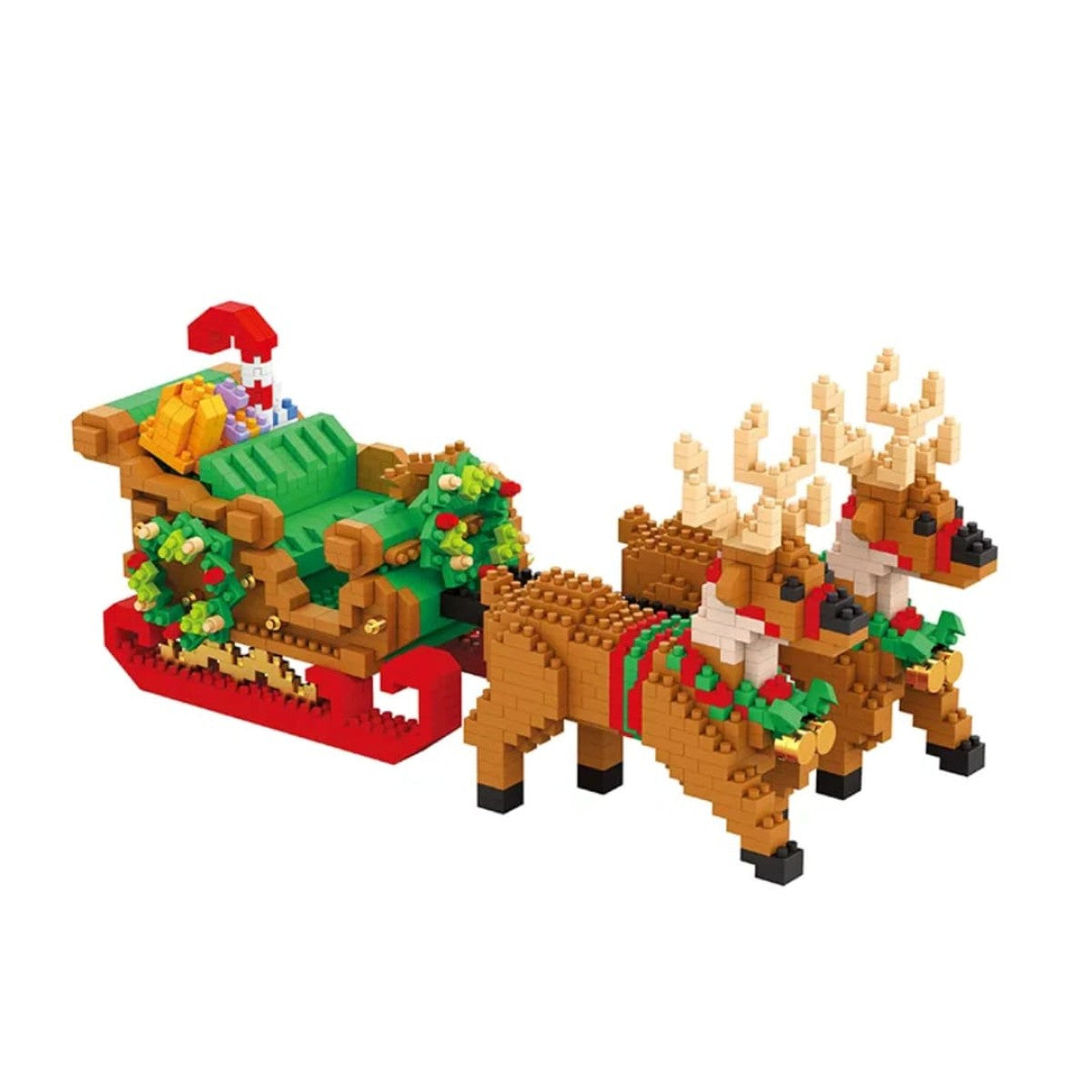 Arma Todo Trineo Navideño 2000 Pcs