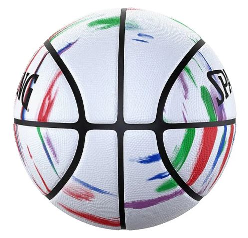 Balón Baloncesto Spalding Marble Series #7 Blanco verde azul