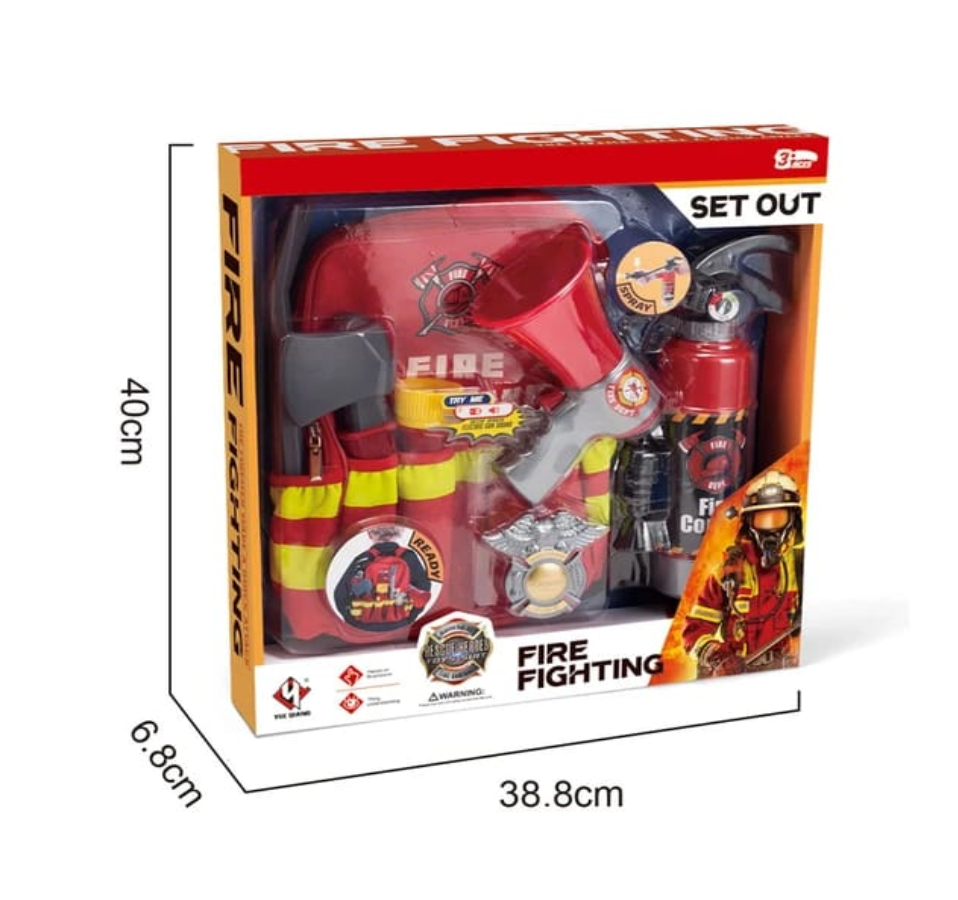 Set Didáctico De Bomberos Para Niños