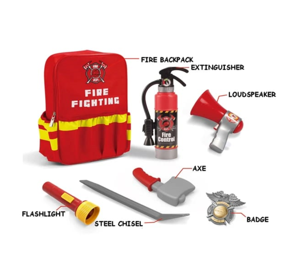 Set Didáctico De Bomberos Para Niños