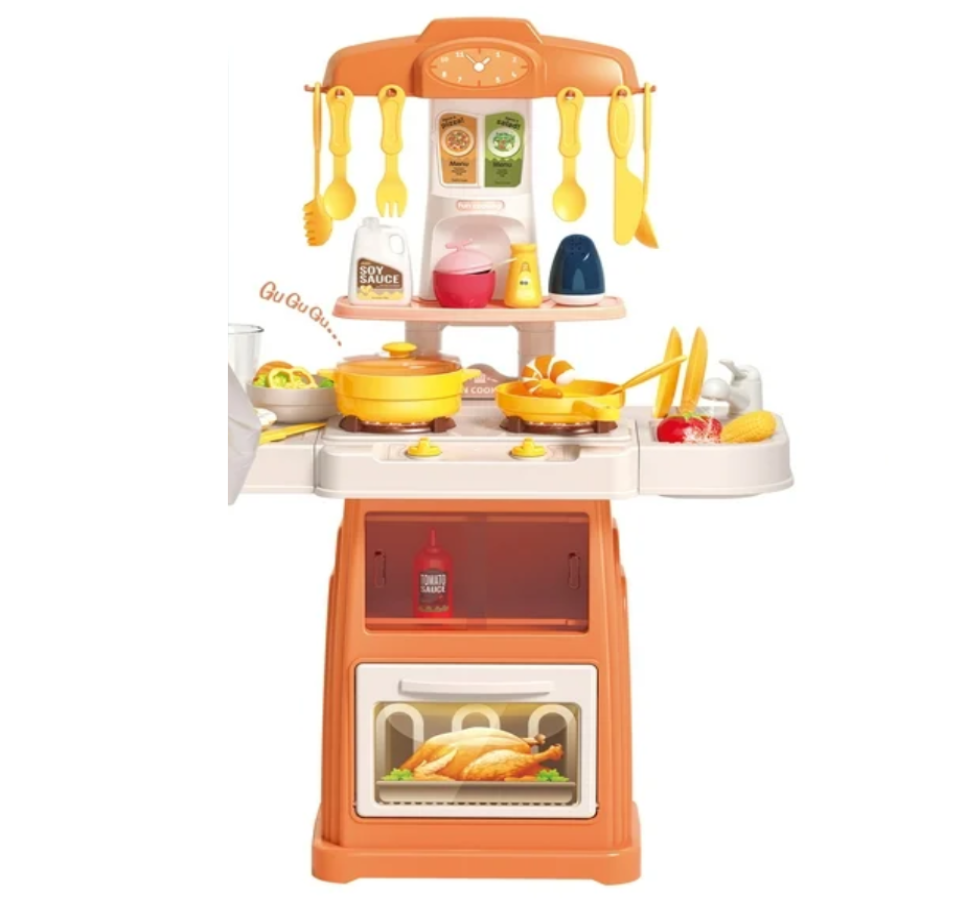 Cocina Infantil 44 Pcs Luces + Sonidos