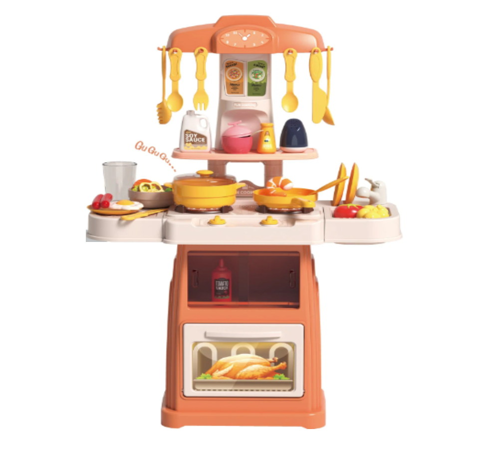 Cocina Infantil 44 Pcs Luces + Sonidos