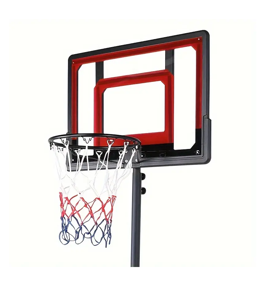 Cancha Baloncesto + Malla + Balón + Inflador Metálica 209 Cm