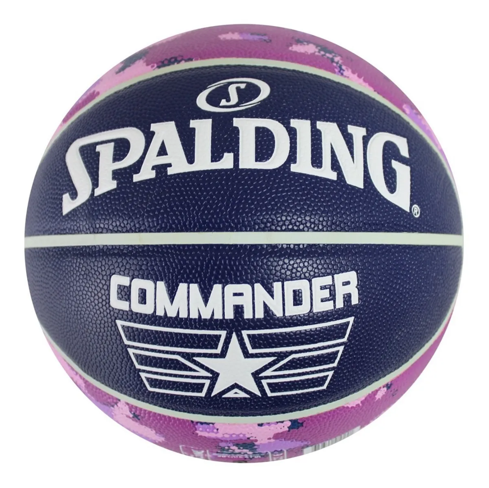Balón Baloncesto Spalding Commander #6 Camuflado morado