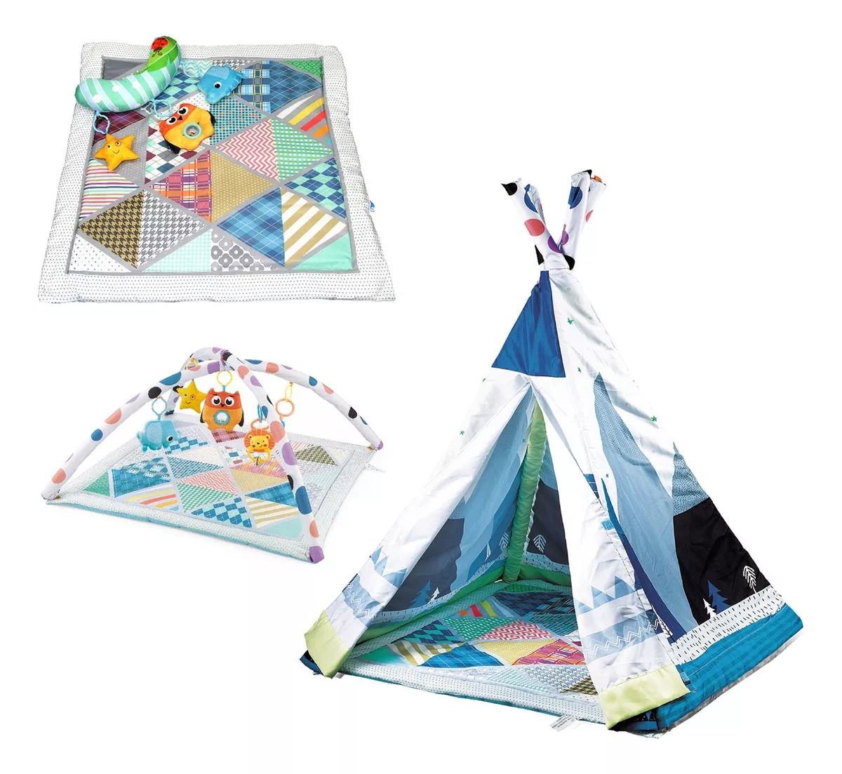 Carpa Castillo Plegable Infantil Con Gimnasio