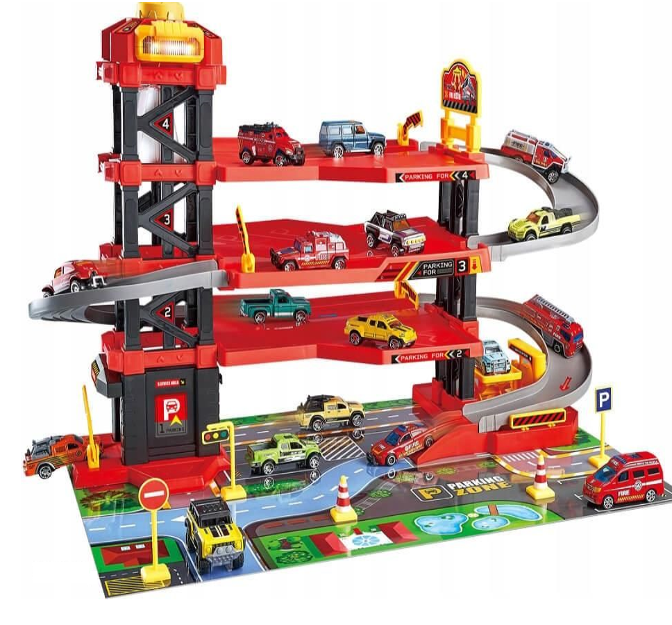 Pista De Carros Garge Play Set 4 Niveles