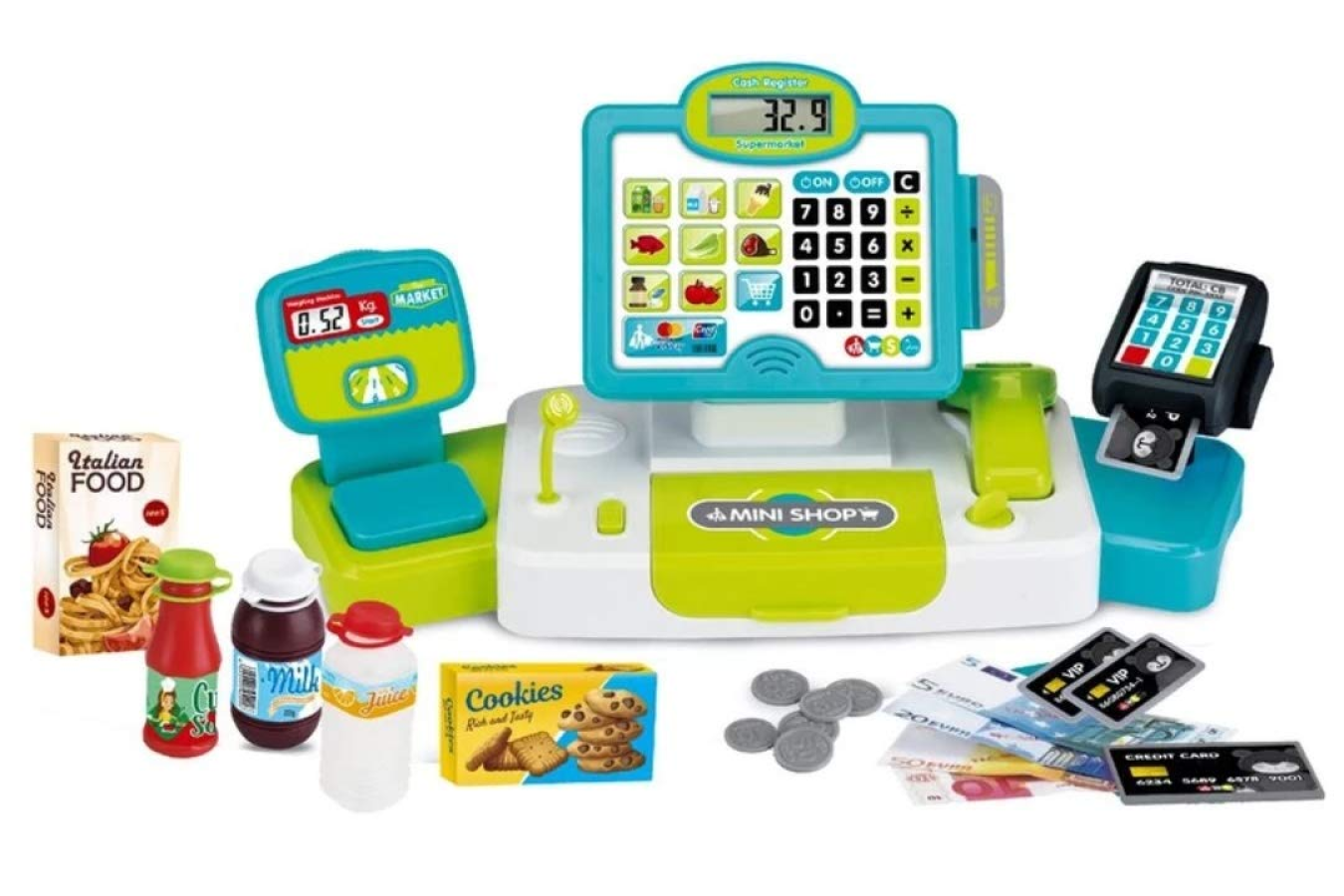 Caja Registradora Infantil Con Accesorios