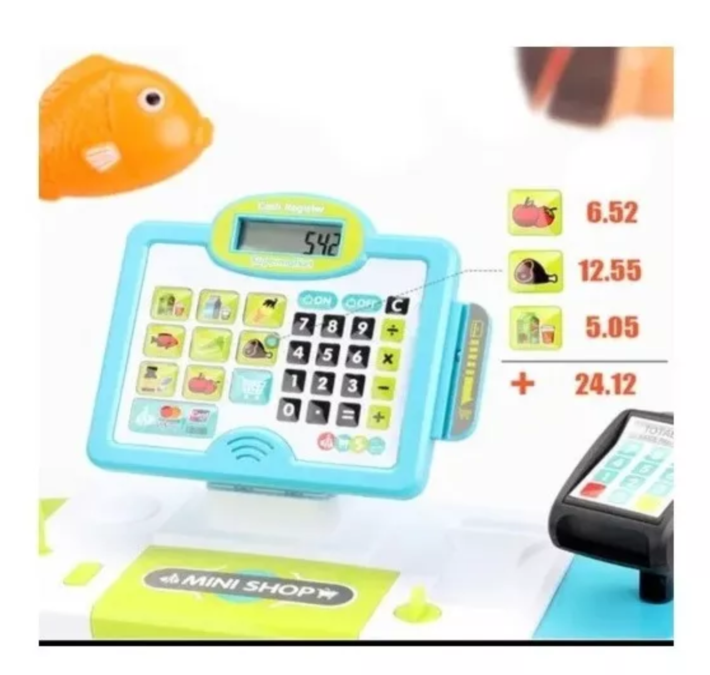 Caja Registradora Infantil Con Accesorios